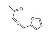 3,4-Pentadien-2-one, 5-(2-furanyl)- (9CI) Structure