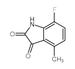 7-Fluoro-4-Methyl Isatin Structure