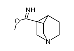 1-Azabicyclo[2.2.2]octane-3-carboximidicacid,methylester(9CI)结构式