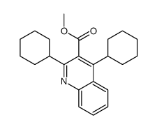 methyl 2,4-dicyclohexylquinoline-3-carboxylate Structure