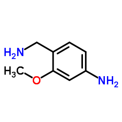 4-(Aminomethyl)-3-methoxyaniline结构式