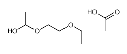 acetic acid,1-(2-ethoxyethoxy)ethanol结构式