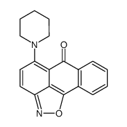 5-piperidinoanthra[1,9-c,d]isoxazol-6-one Structure