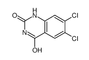 6,7-DICHLOROQUINAZOLINE-2,4(1H,3H)-DIONE Structure