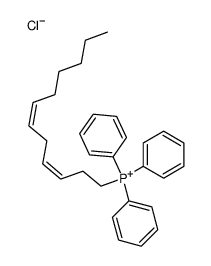 ((3Z,6Z)-dodeca-3,6-dien-1-yl)triphenylphosphonium chloride Structure