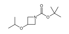 3-ISOPROPOXY-AZETIDINE-1-CARBOXYLIC ACID TERT-BUTYL ESTER结构式