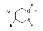 (4R,5S)-4,5-dibromo-1,1,2,2-tetrafluorodisilinane Structure