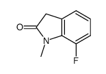 7-fluoro-1-methylindolin-2-one Structure