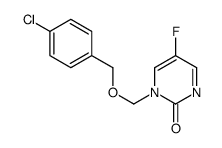 1-[(4-chlorophenyl)methoxymethyl]-5-fluoropyrimidin-2-one结构式