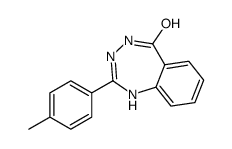 2-(4-methylphenyl)-3,4-dihydro-1,3,4-benzotriazepin-5-one Structure