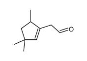 2-(3,3,5-trimethylcyclopenten-1-yl)acetaldehyde Structure