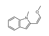 2-(2-methoxyethenyl)-1-methyl-1H-indole Structure