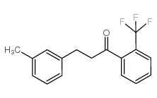 3-(3-METHYLPHENYL)-2'-TRIFLUOROMETHYLPROPIOPHENONE结构式