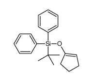 tert-butyl-(cyclopenten-1-yloxy)-diphenylsilane Structure