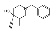 1-benzyl-4-ethynyl-3-methylpiperidin-4-ol结构式