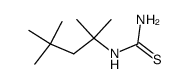 N-(1,1,3,3-TETRAMETHYLBUTYL)THIOUREA Structure