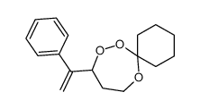 9-(1-Phenylvinyl)-7,8,12-trioxaspiro[5.6]dodecane Structure