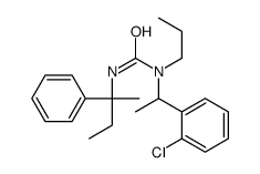 1-[1-(2-chlorophenyl)ethyl]-3-(2-phenylbutan-2-yl)-1-propylurea Structure