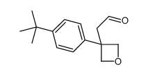 2-[3-(4-tert-butylphenyl)oxetan-3-yl]acetaldehyde Structure