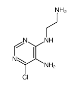 N4-(2-aminoethyl)-6-chloropyrimidine-4,5-diamine Structure