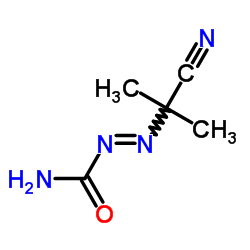 1-[(Cyano-1-methylethyl)azo]formamide structure