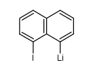 (8-iodo-1-naphthyl)lithium结构式