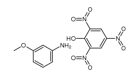 m-anisidine, picrate Structure