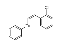 (Z)-2-chlorostyryl phenyl telluride Structure