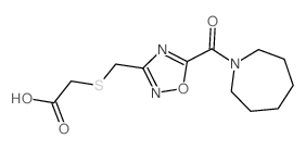 ({[5-(Azepan-1-ylcarbonyl)-1,2,4-oxadiazol-3-yl]-methyl}thio)acetic acid picture