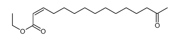 ethyl 14-oxopentadec-2-enoate Structure