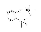 1-trimethylstannyl-2-((trimethylstannyl)methyl)benzene结构式