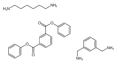 [3-(aminomethyl)phenyl]methanamine,diphenyl benzene-1,3-dicarboxylate,hexane-1,6-diamine Structure