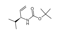 Carbamic acid, [1-(1-methylethyl)-2-propenyl]-, 1,1-dimethylethyl ester, (S)- Structure