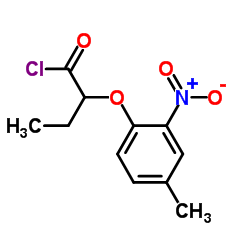 2-(4-Methyl-2-nitrophenoxy)butanoyl chloride picture