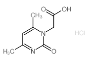 (4,6-Dimethyl-2-oxo-2H-pyrimidin-1-yl)-acetic acid hydrochloride Structure