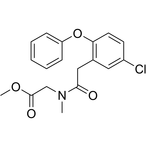 Methyl 2-(2-(5-chloro-2-phenoxyphenyl)-N-methylacetamido)acetate picture