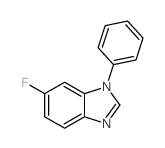 6-Fluoro-1-phenyl-1H-benzo[d]imidazole Structure