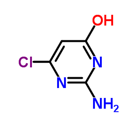 2-Amino-6-chloropyrimidin-4-ol Structure