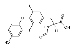 N-formyl-3,5-diiodo-L-thyronine Structure