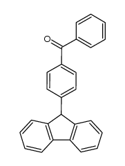 4-(9-fluorenyl)benzophenone结构式