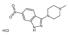 3-(4-methylpiperazin-1-yl)-6-nitro-1H-indazole,hydrochloride Structure