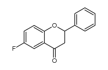 6-Fluoro-2-phenylchroman-4-one结构式