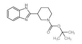 3-(1H-苯并[d]咪唑-2-基)哌啶-1-羧酸叔丁酯图片