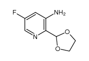 2-(1,3-dioxolan-2-yl)-5-fluoropyridin-3-amine Structure