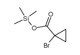 trimethylsilyl α-bromocyclopropylcarboxylate结构式