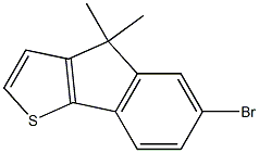 6-bromo-4,4-dimethyl-4H-indeno[1,2-b]thiophene Structure