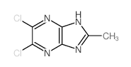 1H-Imidazo[4,5-b]pyrazine,5,6-dichloro-2-methyl- structure