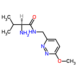 N-[(6-Methoxy-3-pyridazinyl)methyl]-L-valinamide Structure