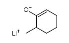 6-methylcyclohexanone lithium enolate Structure