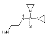 N'-[bis(aziridin-1-yl)phosphinothioyl]ethane-1,2-diamine结构式